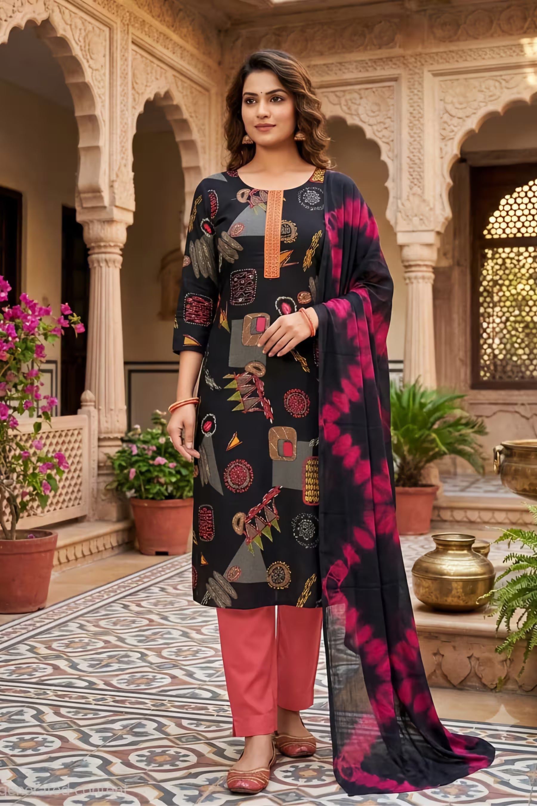 Readymade Salwar Suit with Dupatta - Urvashi 01