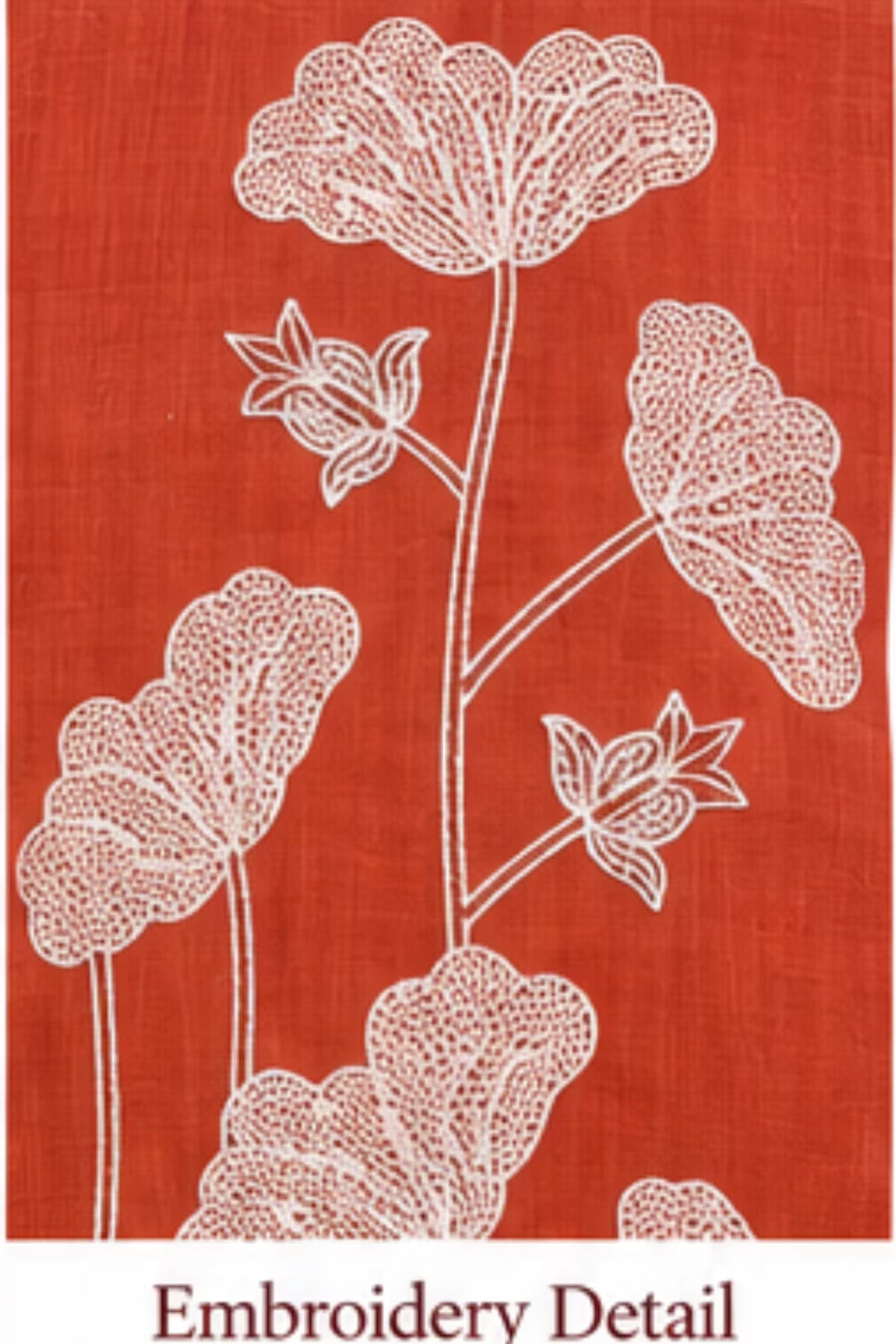 Rust Orange Embroidered Vertican Silk Kurta Pant Dupatta Set for Women