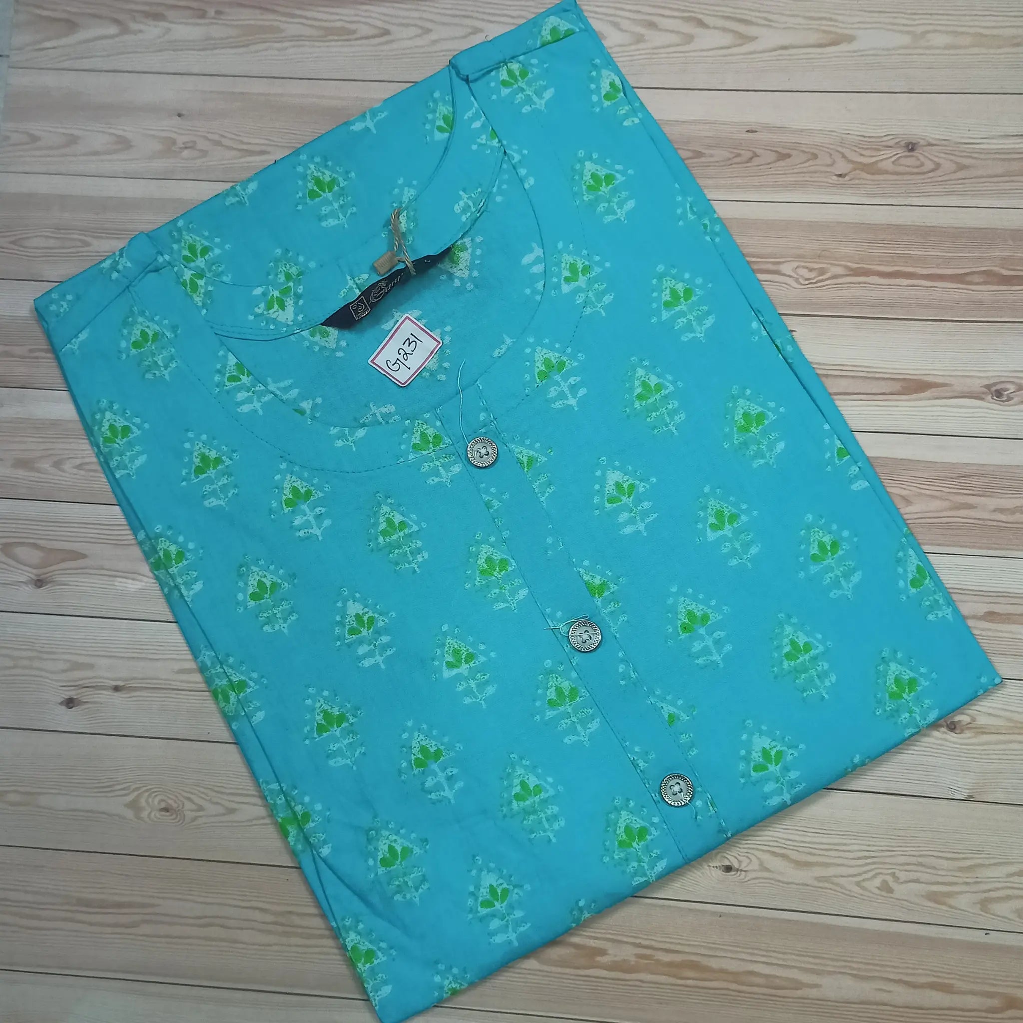Soft Fabric Pure Cotton Printed Kurti – Straight Main image
