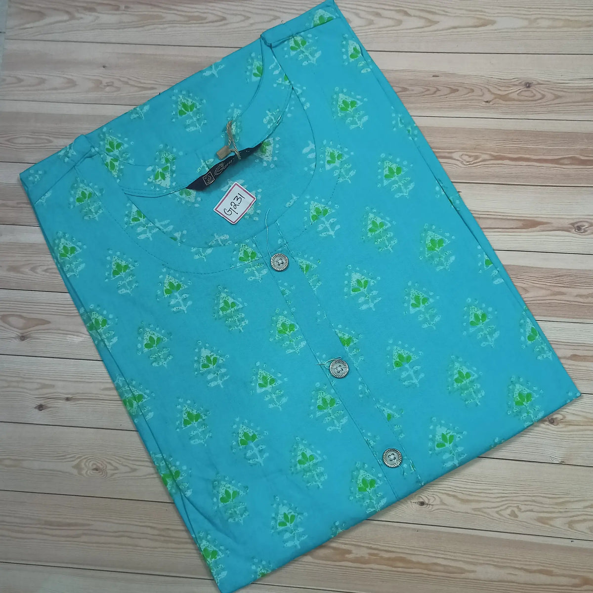 Soft Fabric Pure Cotton Printed Kurti – Straight