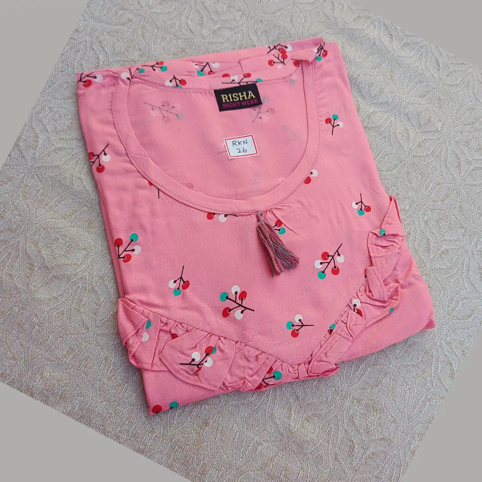 Soft Rayon Nighties RKN26 Main image