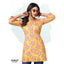 Sweet Corn Yellow Facny Cotton Short Tops 4009S