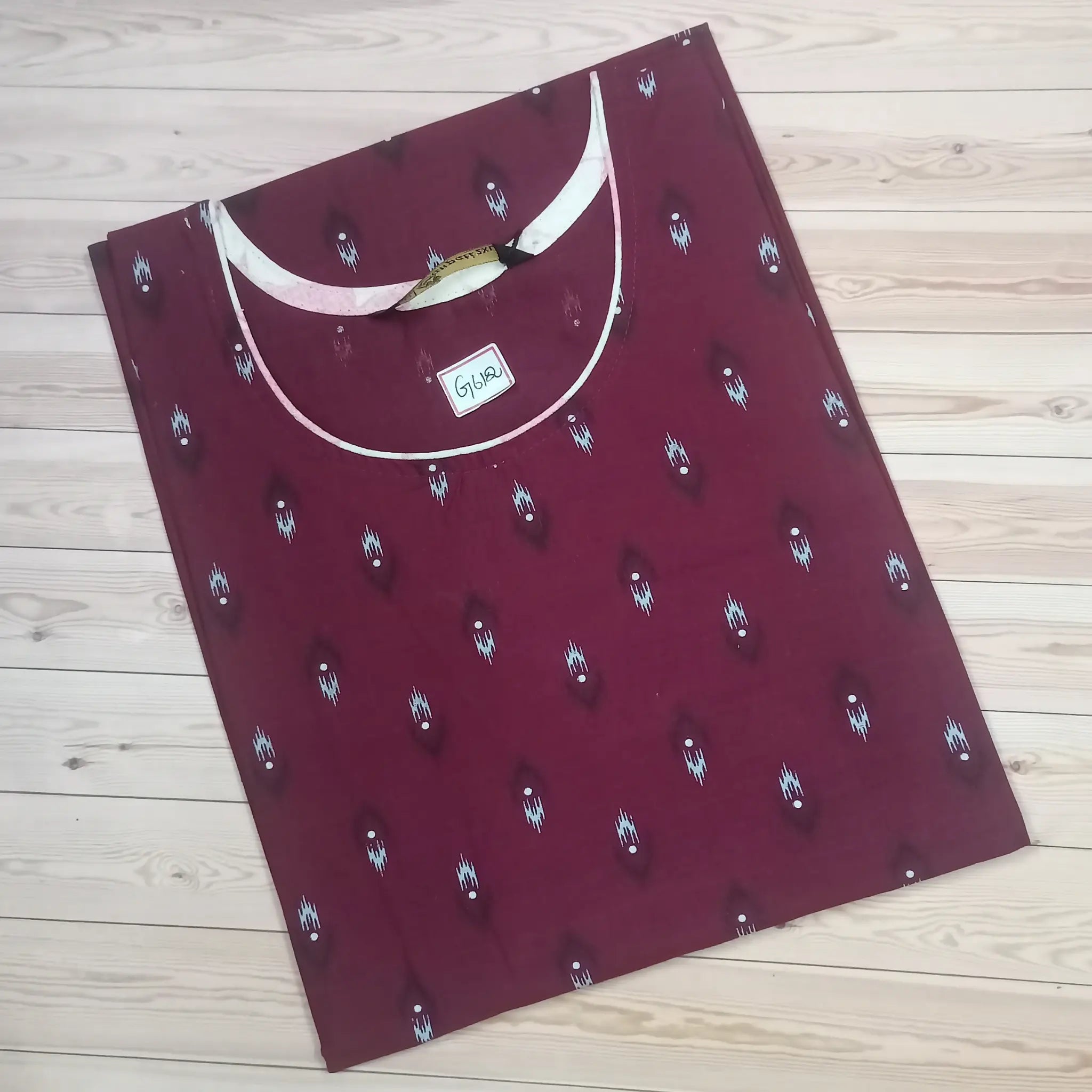 Timeless Printed Pure Cotton Straight Kurti Main image