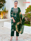 Trendy Emerald Green Ethnic Wear for Office & Festive Styling