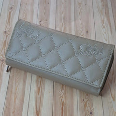 Trendy Women’s Hand Wallet with Coin Zip Pocket