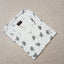 White Leaf Printed Rayon Side Frill Nighties