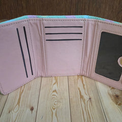 Women's Card Holding Foldable Wallet - 1132 -Purple