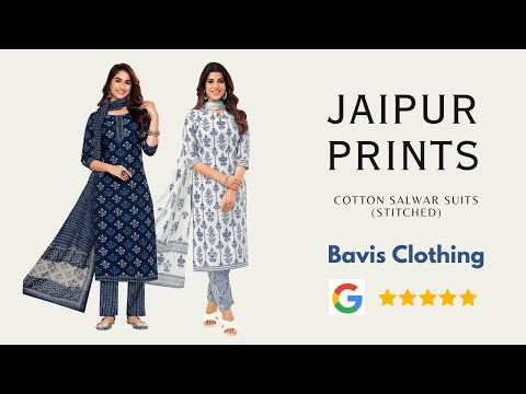 Jaipur Cotton Black V Neck Kurta with White Straight Pant and Dupatta for Women