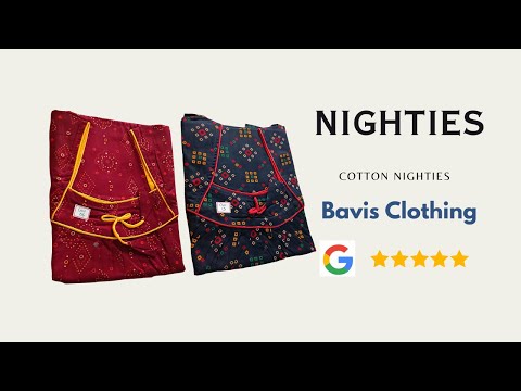 Pure Cotton Sleeveless Nighties GN14