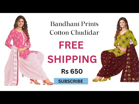 Yellow A Line Cotton Kurti with Red Patiala Pant and Dupatta