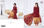 Maroon U Neck Cotton Printed Kurta with Goldan Patiala Pant and Dupatta