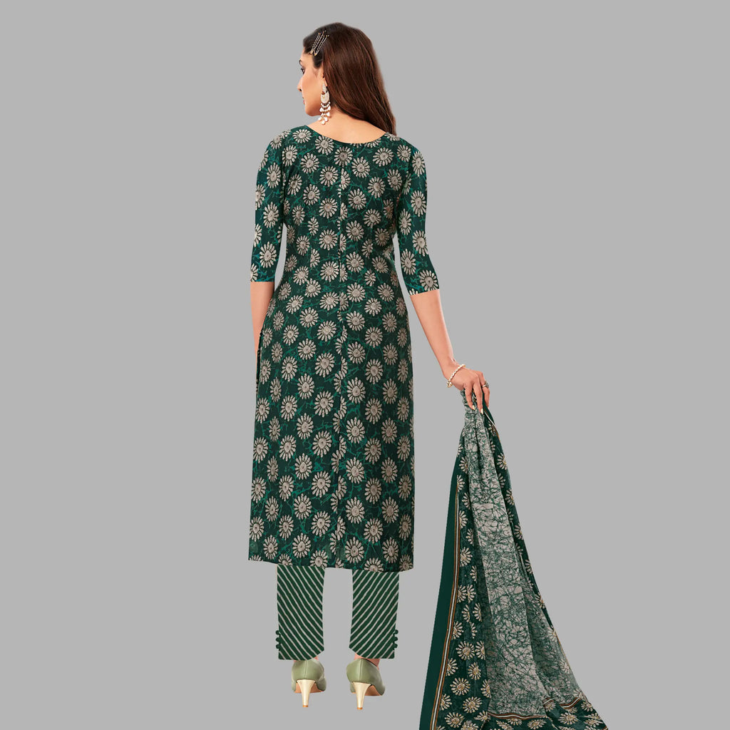 Trendy Cotton Kurti Pant with Dupatta for Women