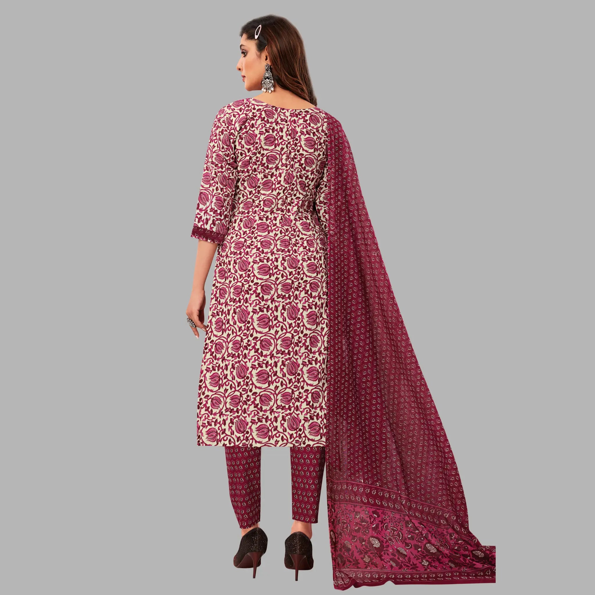 Women's Kurti Set - Trendy Bleach White