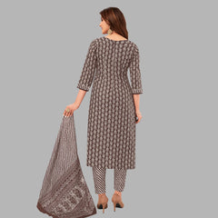 Women's Kurti Set - Trendy Congo Brown
