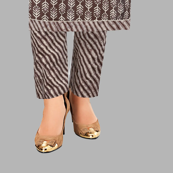 Congo Brown Kurti with Pant and Dupatta - Shop Today