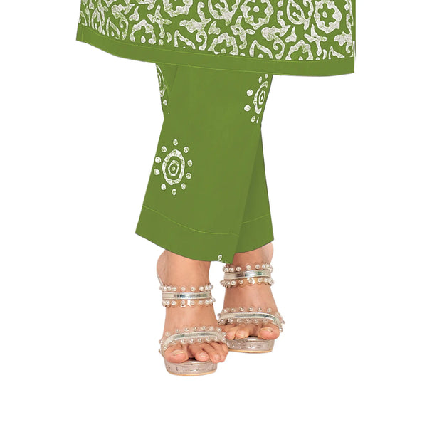 Stylish Batik Print Cotton Kurti Pant Set