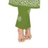 Stylish Batik Print Cotton Kurti Pant Set