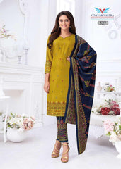 Dark Mustard Sweetheart Neck Rayon Top with Nile Blue Pant and Dupatta - Bavis Clothing