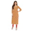Goldan Floral Print Cotton Long Kurti