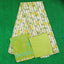 Green White Cambric Cotton Unstitched Salwar Suit with Mal Dupatta