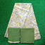 Light Grey Floral Print Unstitched Salwar Suit Set with Nazmeen Dupatta