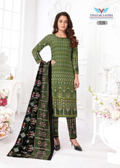 Military Green U Neck Rayon Top with Black Floral Pant and Dupatta - Bavis Clothing