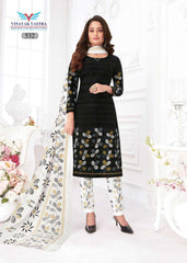 Smoky Black U Neck Rayon Top with Porcelain Pant and Dupatta - Bavis Clothing