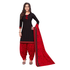 Versital Cotton Magenta Top with Red Floral Patilaya Pant and Dupatta