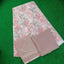 Warm Grey Floral Design Foil Print Unstitched Salwar Suit with Mal Dupatta